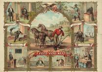“I feed you all!” lithograph by American Oleograph Co., Milwaukee, ca. 1875. (Library of Congress Prints and Photographs Division) “I feed you all!” lithograph by American Oleograph Co., Milwaukee, c. 1875. (Lib