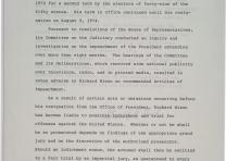 Gerald Ford, A Proclamation pardoning Richard Nixon, September 8, 1974. (Gilder Lehrman Collection) Gerald Ford, Granting pardon to Richard Nixon: A Proclamation, September 8, 1974
