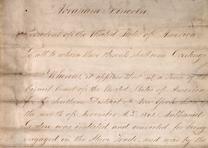 Abraham Lincoln, Delay of execution for slave-trader Nathaniel Gordon, February 4, 1862. (Gilder Lehrman Collection) Abraham Lincoln, Delay of execution for Nathaniel Gordon, Feb. 4, 1862. (GLC)