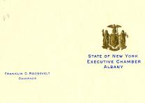 Franklin D. Roosevelt to Frederick S. Greene on federal appropriations to New York State, July 28, 1932. (Gilder Lehrman Collection) Franklin D. Roosevelt to Frederick S. Greene, July 28, 1932. (GLC00224)