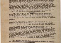 Irving Kaplan, Preliminary statement of the Association of Manhattan District Scientists, August 1945. (Gilder Lehrman Collection) Irving Kaplan, Preliminary statement of the Association of Manhattan District Sc