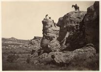 “High Bluff, Black Buttes,” from The Great West Illustrated by Andrew J. Russell, 1869. (Gilder Lehrman Collection) “High Bluff, Black Buttes,” from The Great West Illustrated by Andrew J. Russell