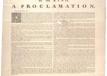 King George III, Proclamation of 1763, 1763. (Gilder Lehrman Collection) King George III, Proclamation of 1763, 1763. (Gilder Lehrman Collection)