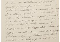Susan B. Anthony, Statement of the current state of her work for equal rights for women, November 7, 1901. (Gilder Lehrman Collection) Susan B. Anthony, Statement of the current state of her work for equal rights fo