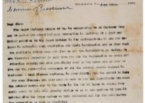 Giles B. Jackson to R.C. Burrow, June 22, 1901. (Gilder Lehrman Collection) Giles B. Jackson to R.C. Burrow, June 22, 1901. (Gilder Lehrman Collection)