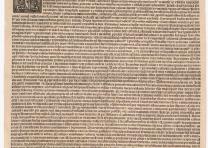Pope Alexander VI's Demarcation Bull, May 4, 1493. (The Gilder Lehrman Collection) Demarcation bull, granting Spain possession of the New World, May 4, 1493.