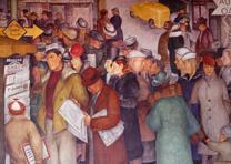 Coit Tower murals, San Francisco, CA, created under the Public Works of Art Project. (Photographs in the Carol M. Highsmith Archive, Library of Congress, Prints and Photographs Division) Coit Tower murals, San Francisco, CA (Carol Highsmith Archive, Lib. of Congress)