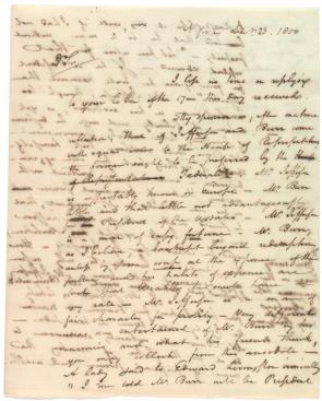 Aaron burr letter to hotsell hamilton