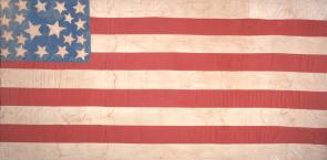 Abolitionist flag, ca. 1859. (Gilder Lehrman Collection)