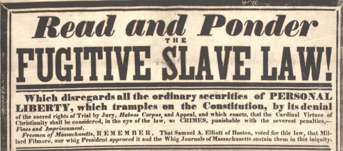 Fugitive slave act essay