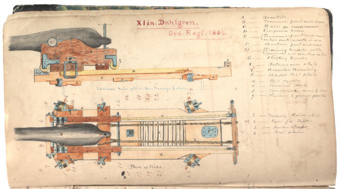 11-inch Dahlgren Gun, ca. 1864. (Gilder Lehrman Collection)