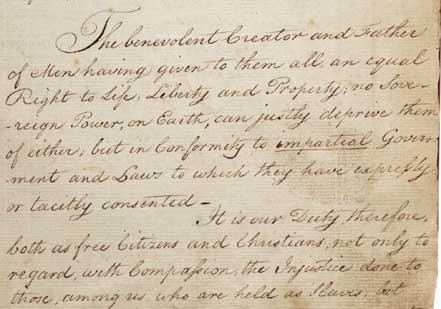 New-York Manumission Society Minutes, February 4, 1785 (New-York Historical Society) New-York Manumission Society Minutes, February 4, 1785 (New-York Historical Soci