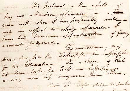 Letter to Harrison Gray Otis, December 23, 1800 (Gilder Lehrman Collection) Letter to Harrison Gray Otis, December 23, 1800 (Gilder Lehrman Collection)
