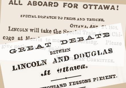 First Debate: Ottawa August 21, 1858 (ProQuest Historical Newspapers, with special thanks to Russell Toris) First Debate: Ottawa August 21, 1858 (ProQuest Historical Newspapers, with spe