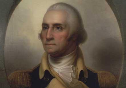 'Patriae Pater' portrait of George Washington by Rembrandt Peale, c. 1852 (Gilder Lehrman Collection) 'Patriae Pater' portrait of George Washington by Rembrandt Peale, c. 1852 (Gilde