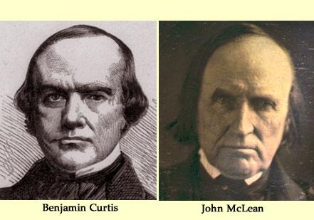 Benjamin Curtis and John McLean (Courtesy Dickinson College) Benjamin Curtis and John McLean (Courtesy Dickinson College)