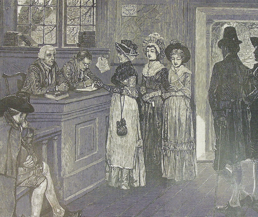 Image showing scene of women voting in New Jersey