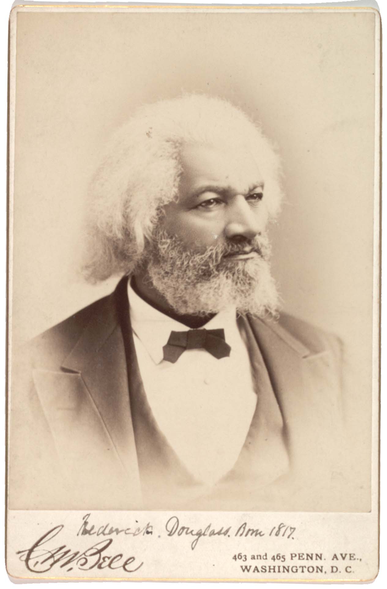 Frederick Douglass photograph by C. M. Bell