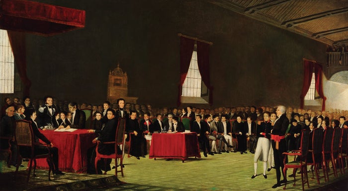 Juan Lovera, "5 de julio de 1811," 1838. (Colección Museo de Caracas. From Wikipedia)