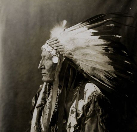 American Indian History: Recasting the Narrative (Side profile photo of Sitting Bull)