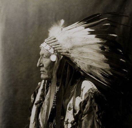 American Indian History: Recasting the Narrative (Side profile photo of Sitting Bull)