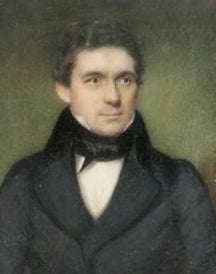 Alexander Hill Everett, detail from a miniature by Washington Blanchard, ca. 1830-1835 (The Collections of the New-York Historical Society)