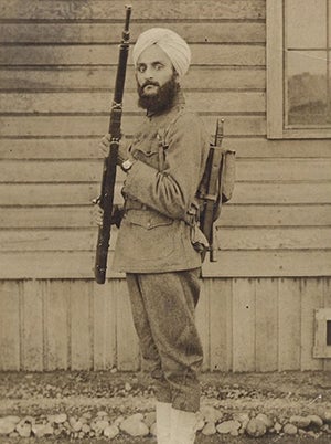 Bhagat Singh Thind during his service in the United States Army, 1918 (National Park Service)