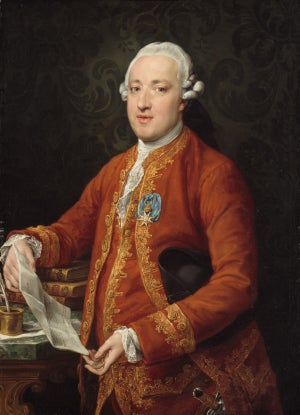 Don José Moñino y Redondo, Conde de Floridablanca by Pompeo Girolamo Batoni, 1776 (Art Institute of Chicago)