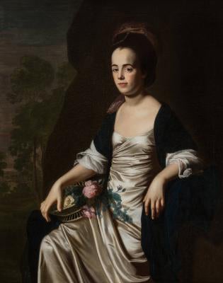 Portrait of Mrs. John Stevens (Judith Sargent, later Mrs. John Murray), oil on canvas, 1770–1772 (Terra Foundation for American Art)