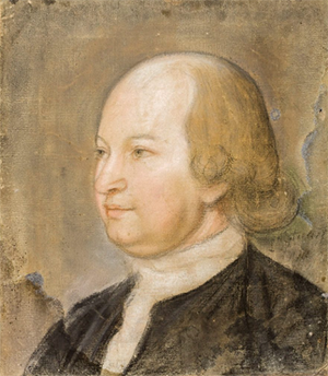 Isaac Touro, portrait by Gilbert Stuart, 1767 (Peabody Essex Museum / John L. Loeb, Jr. Database of Early American Jewish Portraits)
