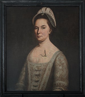 Portrait of Christian Barnes by Prince Demah, ca. 1769–1775 (Hingham Historical Society, Hingham, Massachusetts)
