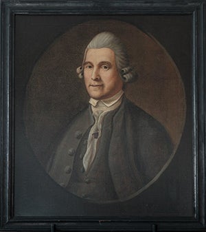 Portrait of Henry Barnes by Prince Demah, ca. 1769–1775 (Hingham Historical Society, Hingham, Massachusetts)