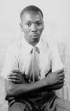 Jacob Lawrence, portrait photograph by Carl Van Vechten, July 31, 1941 (Carl Van Vechten Collection, Prints and Photographs Division,Library of Congress)