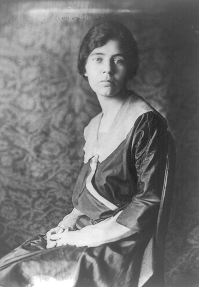 Alice Paul, ca. 1918 (Library of Congress)
