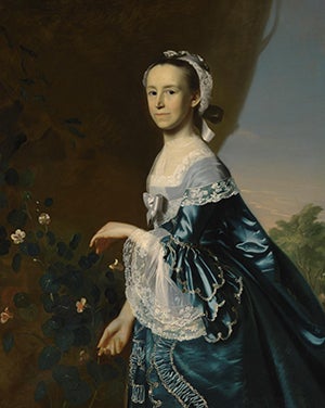 Mrs. James Warren [Mercy Otis Warren] by John Singleton Copley, oil on canvas, ca. 1763 (Museum of Fine Arts, Boston. Bequest of Winslow Warren.)