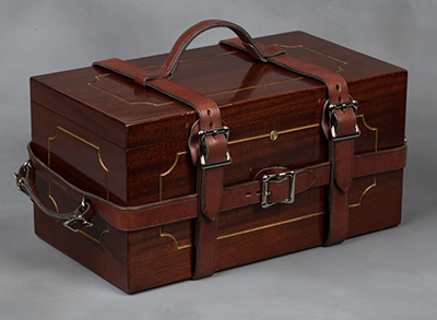 Electoral College Ballot Box by Frank Marchone, US Senate Sergeant at Arms Cabinet Shop, mahogany, 1980 (US Senate Collection)