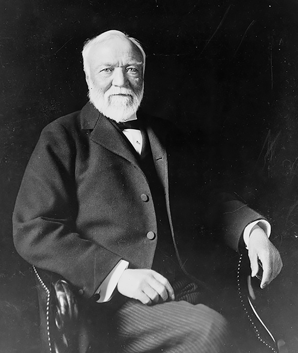 Andrew Carnegie, photograph by Theodore C. Marceau, ca. 1913 (Library of Congress)