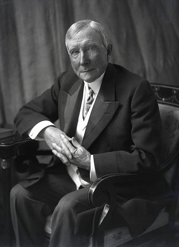 John D. Rockefeller, photograph by George Mountain Edmondson, 1911 (Cleveland Public Library Digital Gallery)