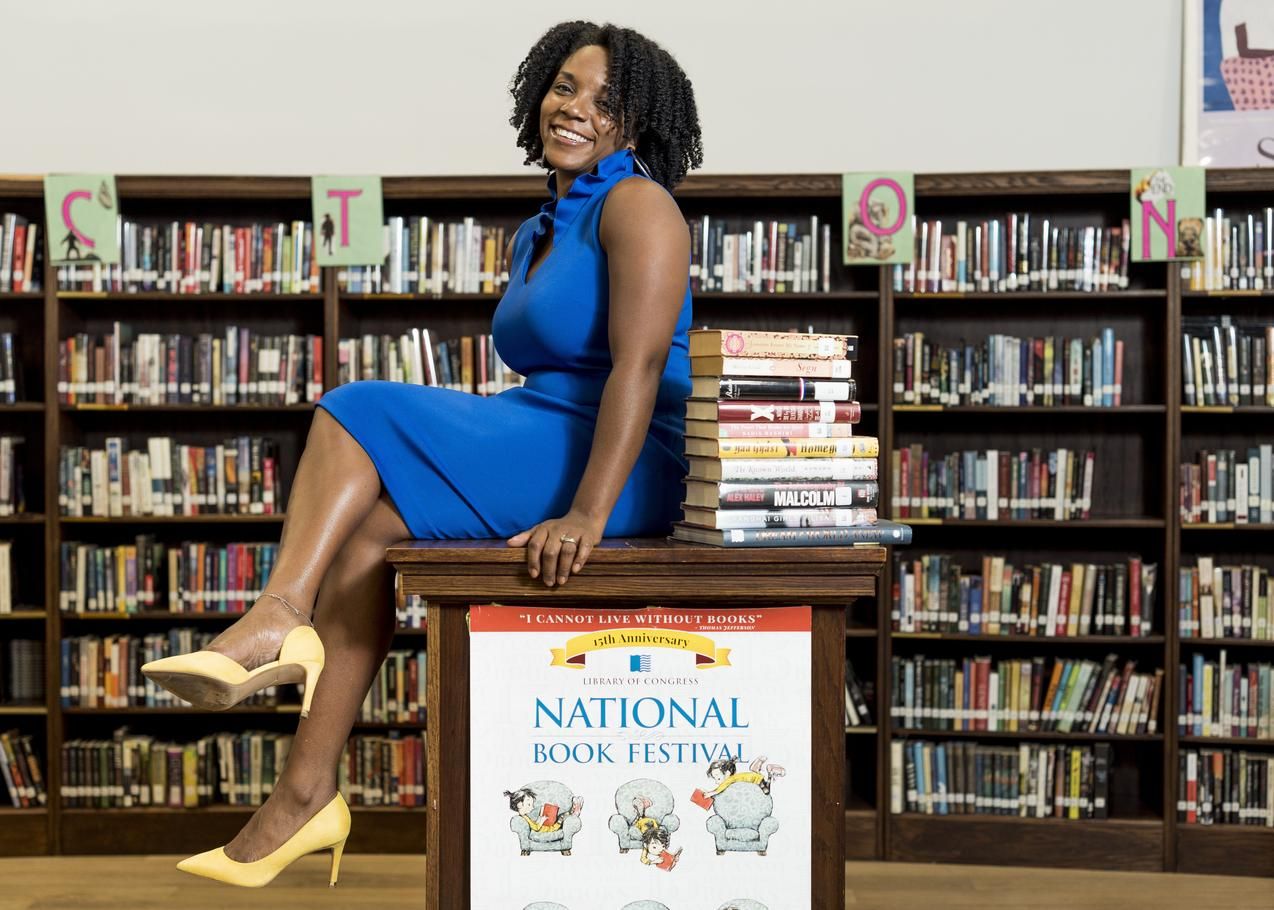 2019 National History Teacher of the Year Alysha Butler at McKinley Technology High School, Washington, D.C., Dec. 17. PHOTO: JOHN LOOMIS FOR THE WALL STREET JOURNAL