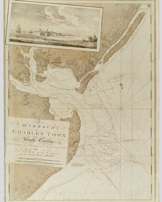 Joseph DesBarres, "The Harbour of Charlestown in South Carolina," 1780 (Gilder Lehrman Institute, GLC03103.11)