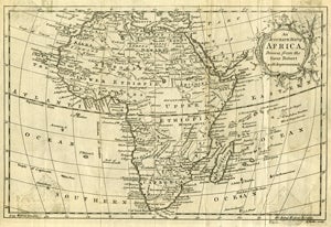 Gilles Robert de Vaugondy and George Rollos, "An Accurate Map of Africa drawn from the Sieur Robert with Improvements," London, 1770 (The Gilder Lehrman Institute, GLC09862.02)