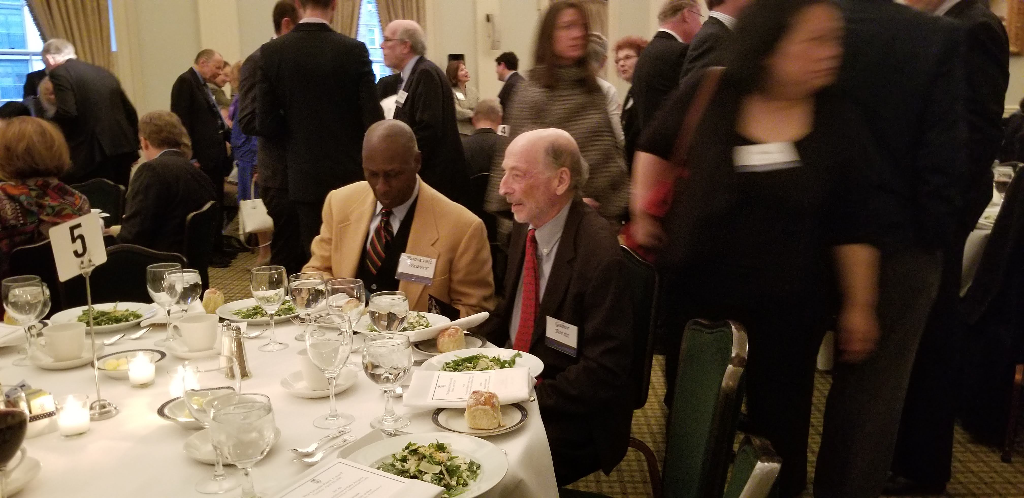 Director Emeritus of the Civil War Institute at Gettysburg College Gabor Boritt and his guest, Roosevelt Weaver