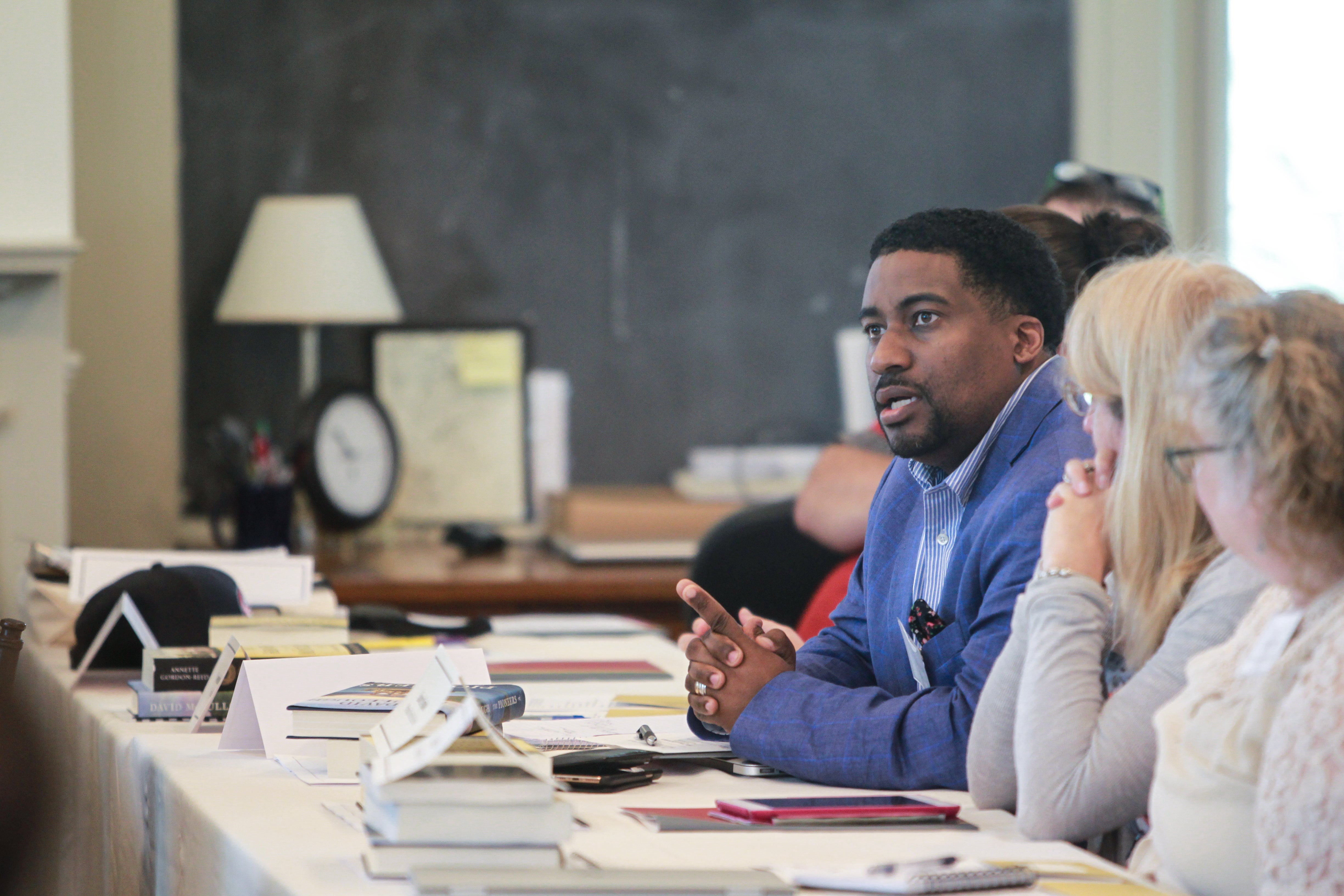 Participants in the 2019 pilot program for the 3-Day Teacher Seminar in Hingham, Massachusetts