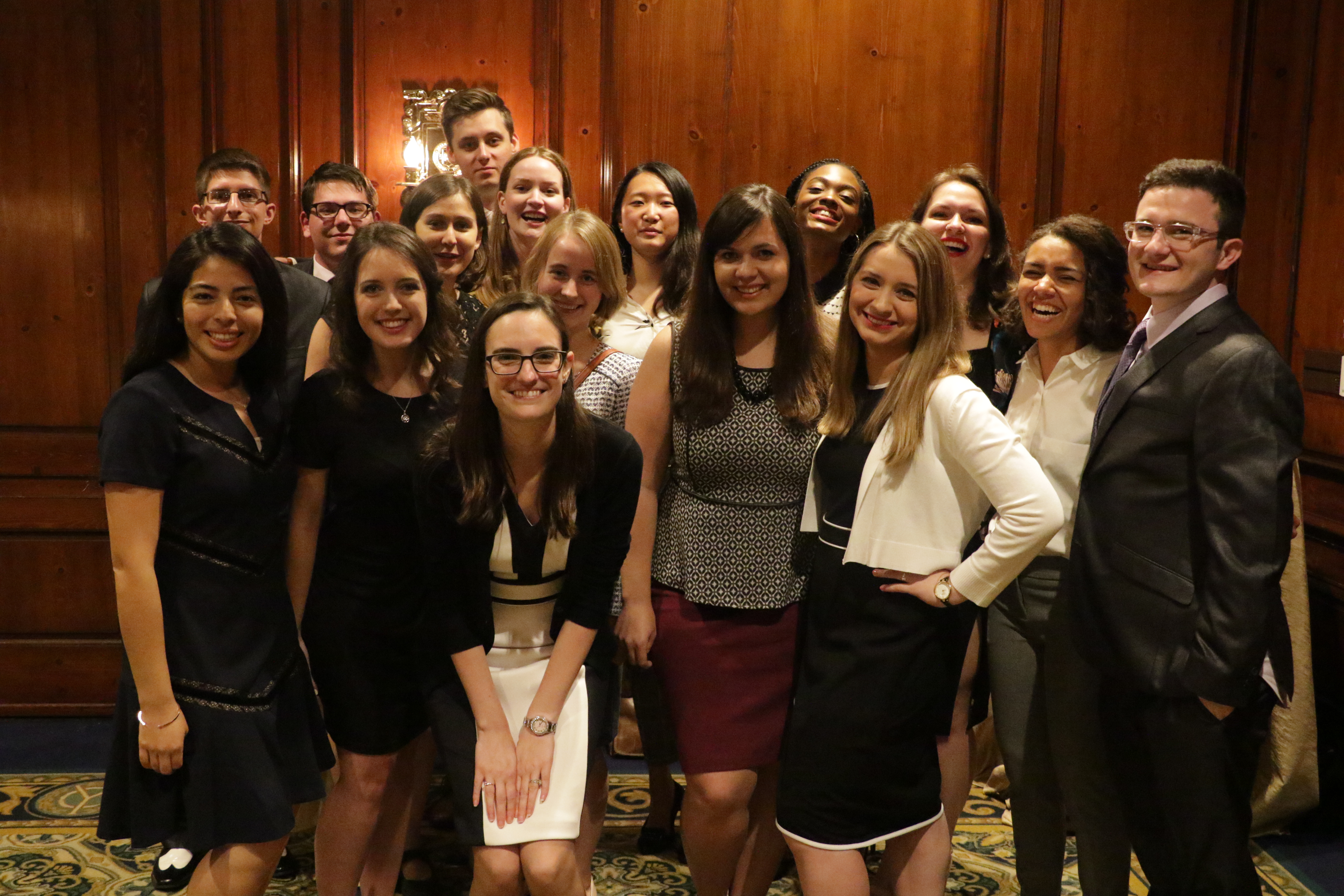 2018 History Scholar Award winners with Education Program Coordinator Jamie Marcus