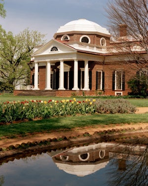 Monticello, the home of Thomas Jefferson in Charlottesville, Virginia, photograph by Carol M. Highsmith, ca. 2006 (Library of Congress)