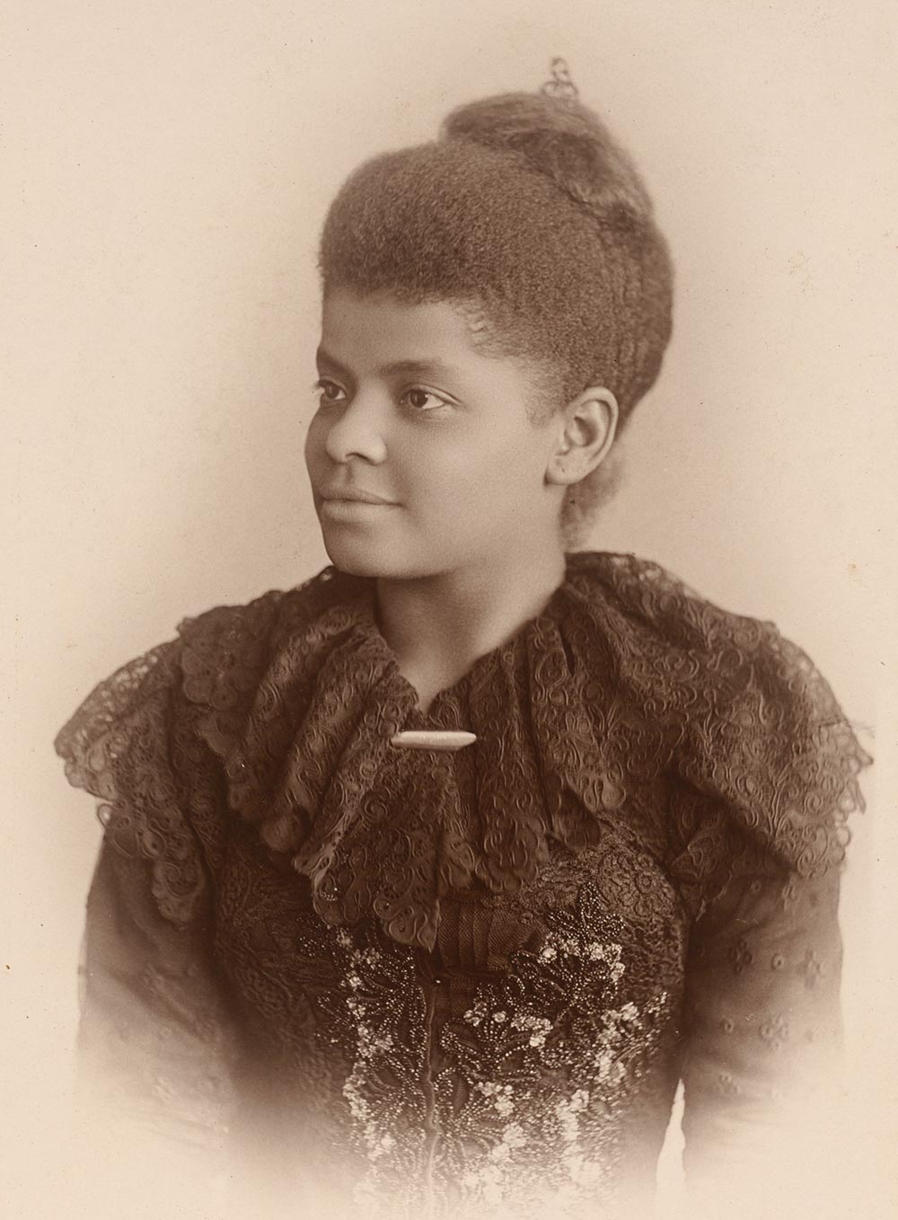 Ida B. Wells-Barnett, albumen silver print by Sallie E. Garrity, Chicago, 1893 (National Portrait Gallery, Smithsonian Institution)