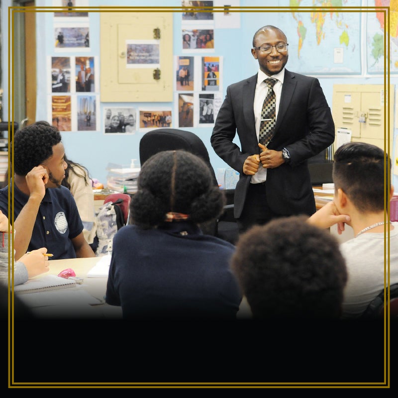 Help us find the 2024 National History Teacher of the Year (photo: Alhassan Susso, 2019 New York History Teacher of the Year)