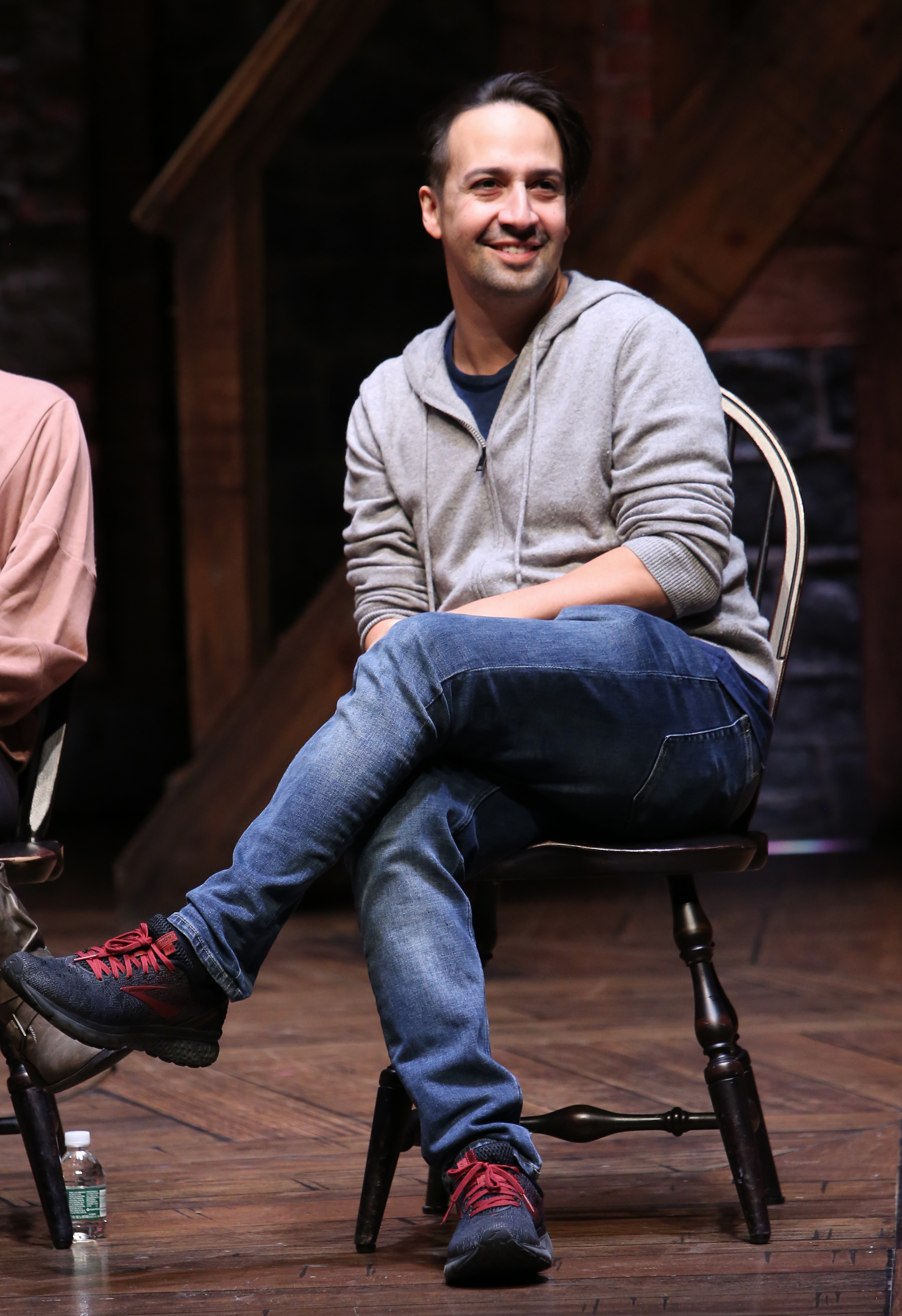 Lin-Manuel Miranda surprised a New York City Hamilton Education Program audience for their Q&A in October of 2018.