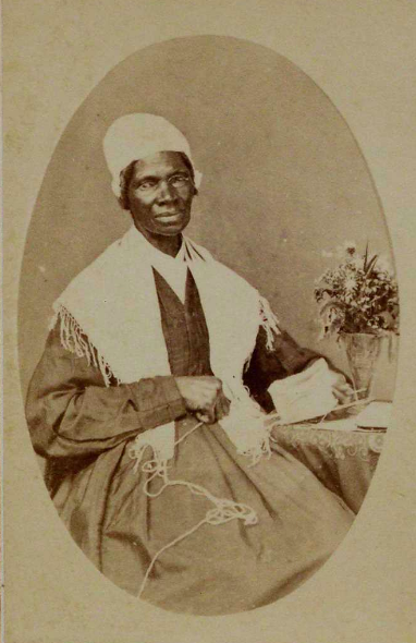 Carte-de-visite of Sojourner Truth, 1864 (Gilder Lehrman Institute, GLC09082)