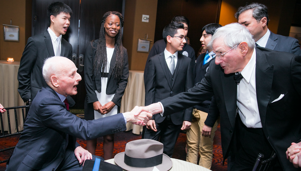 Lewis Lehrman and Richard Gilder at the 2019 Gilder Lehrman Institute Gala